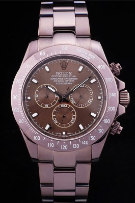 Rolex Daytona Copper Stainless Steel Bezel Brown Dial 7477 (rl340)